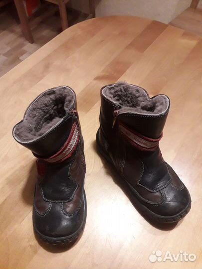 Ботинки зимние детские натуральная кожа