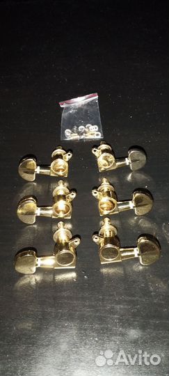 Колки позолоченные на гитару 3L-3R