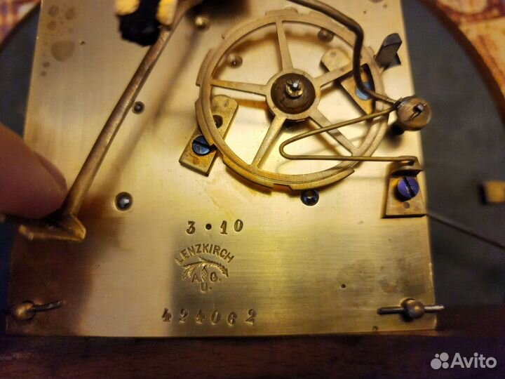 Старинные часы lenzkirch