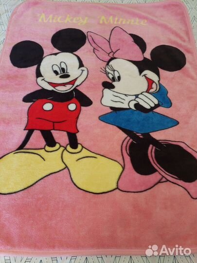 Плед детский Mickey Minnie