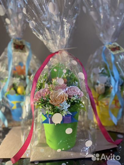 Мыльные букеты