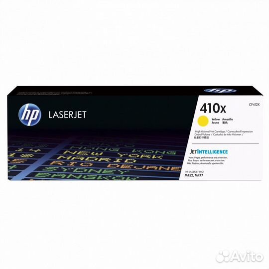 Лазерный картридж HP 410X желтый 110644