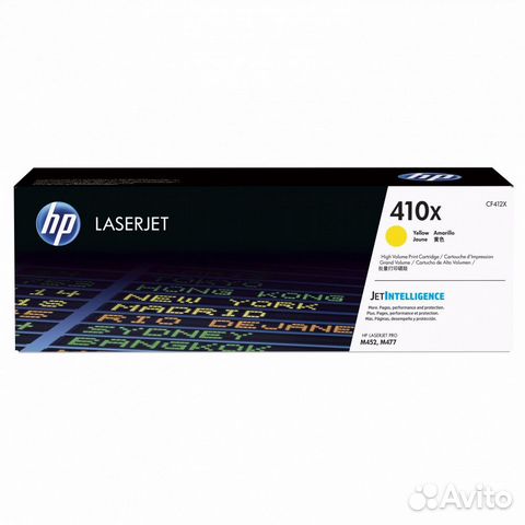 Лазерный картридж HP 410X желтый 110644