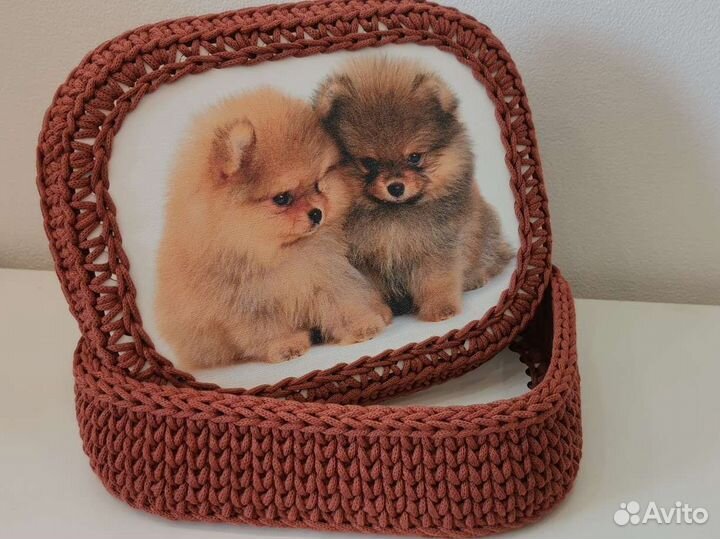 Корзинка с крышкой