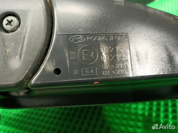 Зеркало водительское левое kia spectra электро