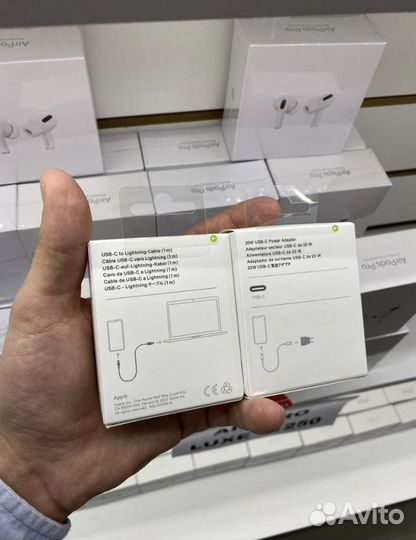 Комплект кабель+блок 20W быстрая зарядка на iPhone