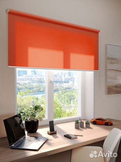 Рулонные шторы Блэкаут Ярко-фиолетовые RAL5797