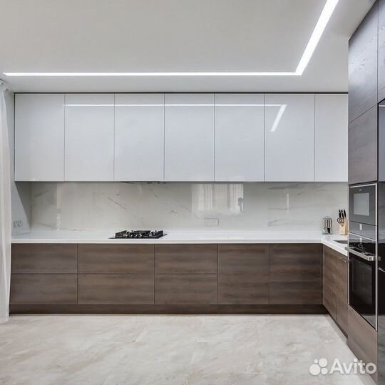 Кухня без ручек (цена за весь гарнитур) ксп:14577