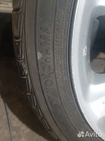 Резина на диске toyota