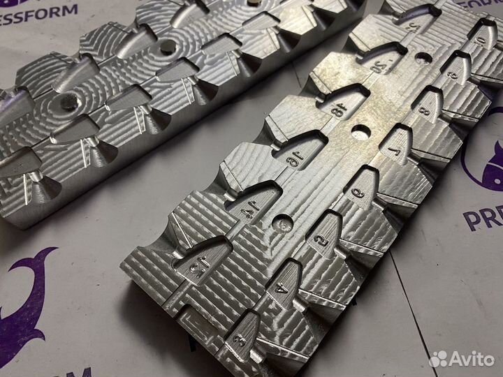 Форма чпу для литья грузил (Тульский сапожок)