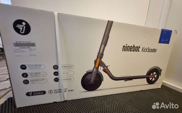 Электросамокат ninebot kickscooter e22 grey купить в Люберцах | Хобби и ...
