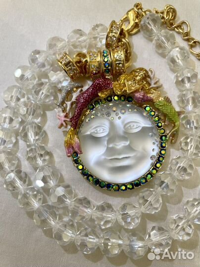 Ожерелье Kirks Folly с луной и русалкой