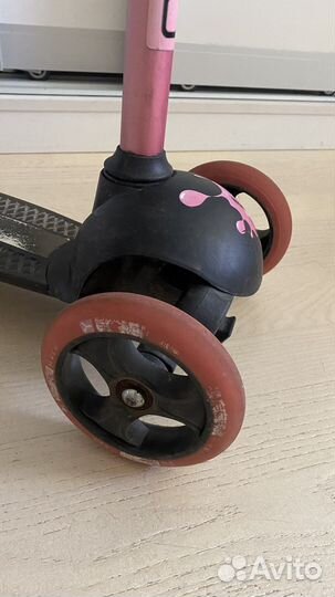 Самокат 3-колесный для девочки