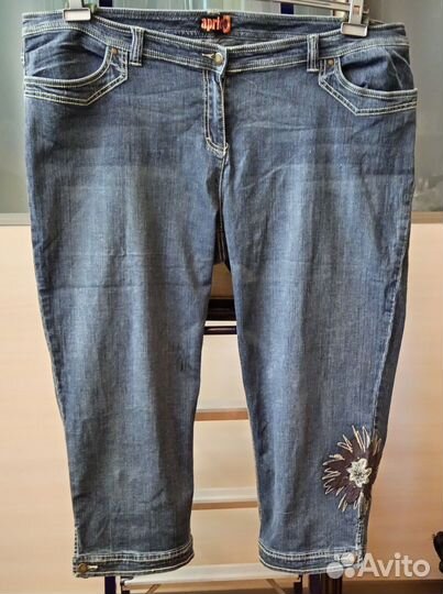 Джинсовые капри бОльшого р-ра 64-66, Aprico Germ