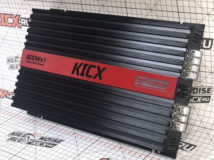 Моноблок 1-канальный усилитель Kicx SP 600D