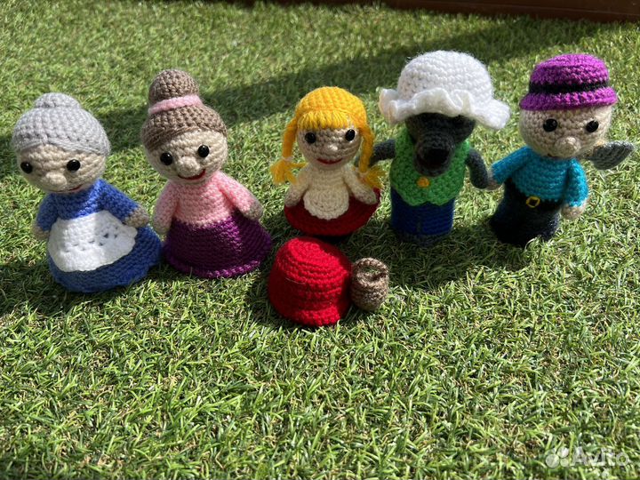 Вязаный пальчиковый театр «Красная шапочка»