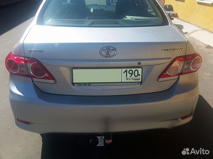 Фаркоп на toyota corolla