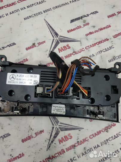 Блок климата w204 Mercedes