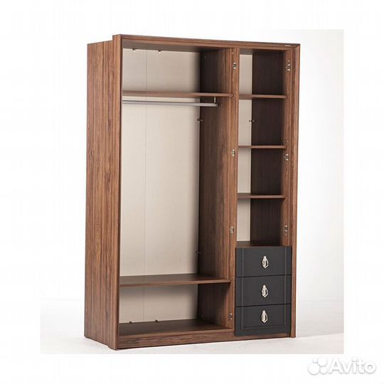 Шкаф для одежды 3-х дверный Bellona 