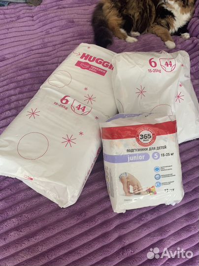 Трусики huggies 6