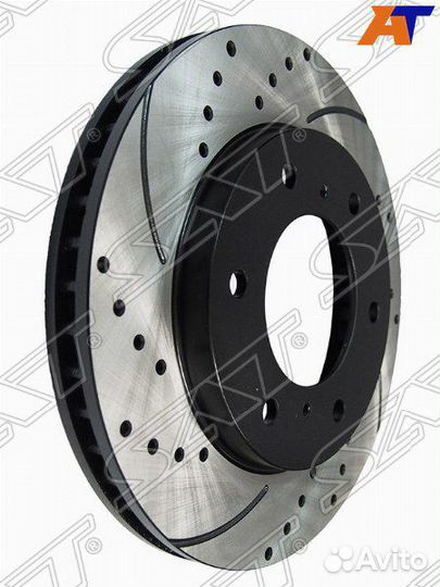 Диск тормозной передний перфорированный Mitsubish