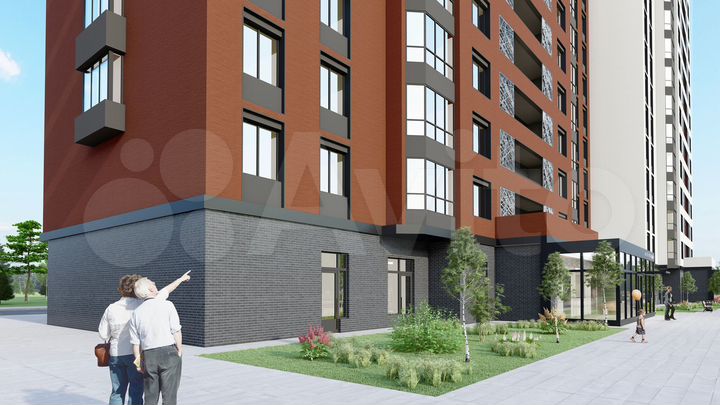 2-к. квартира, 63 м², 8/14 эт.