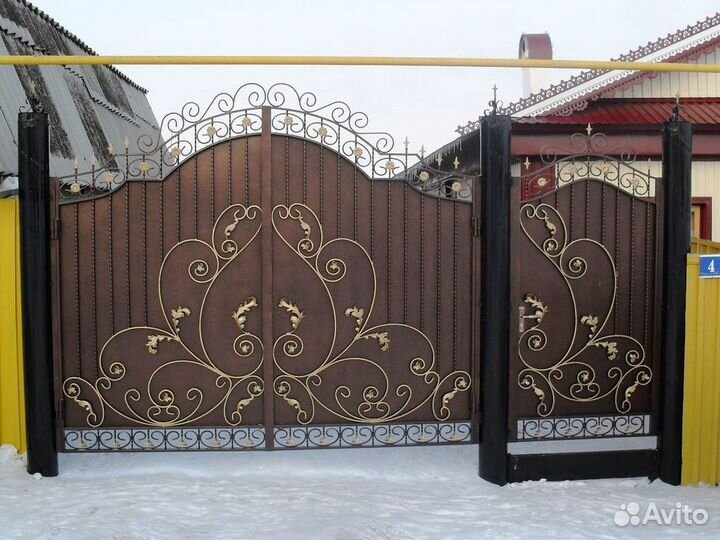 Кованые ворота