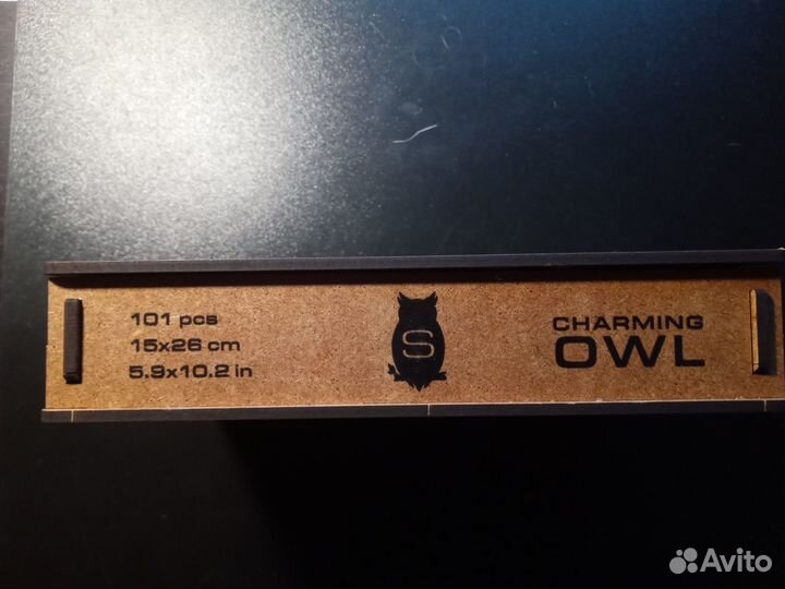 Деревянный пазл - сова. Wooden pazzle - owl