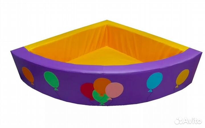 Детский бассейн угловой Воздушные шарики