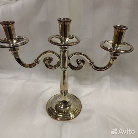 Подсвечник на 3 свечи Sambonet Италия