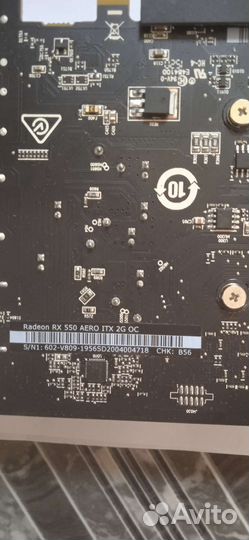 Видеокарта rx 550 2gb