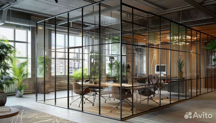 Перегородка из стекла с гарантией