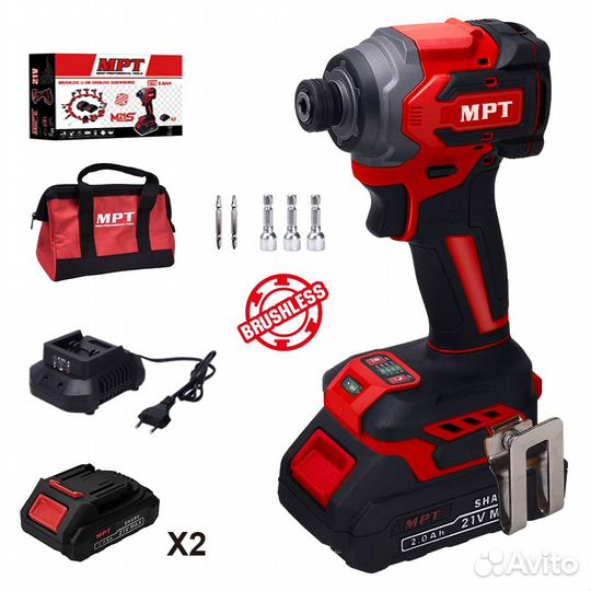 Бесщеточный аккумуляторный ударный гайковерт 380Н