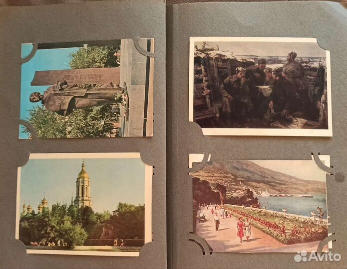 Старинный фотоальбом СССР с открытками
