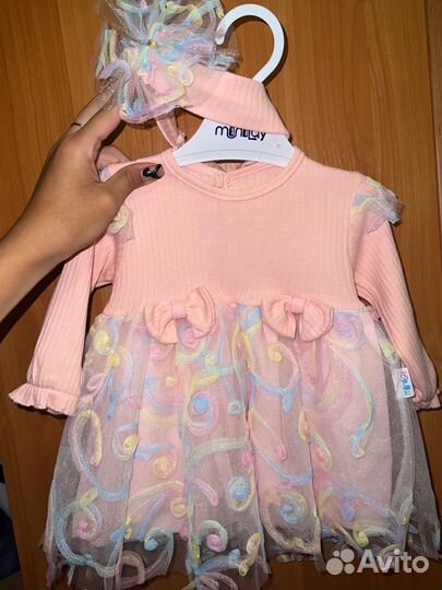 Платье для девочки 74