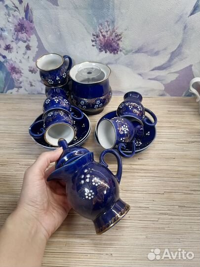 Посуда, сервиз, тарелки, масленка