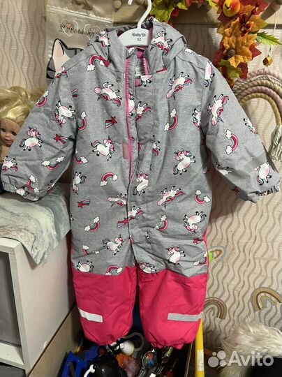 Комбинезон зимний новый 80;86;92