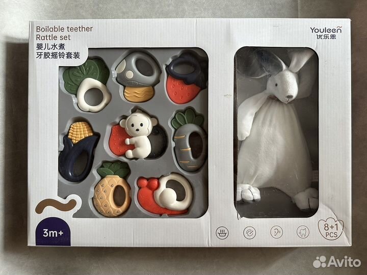 Новый набор грызунков и мягкая игрушка