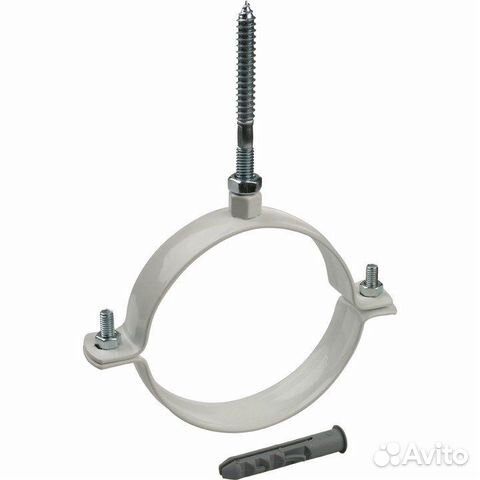 Хомут Stout крепежный DN100, для крепления к стене