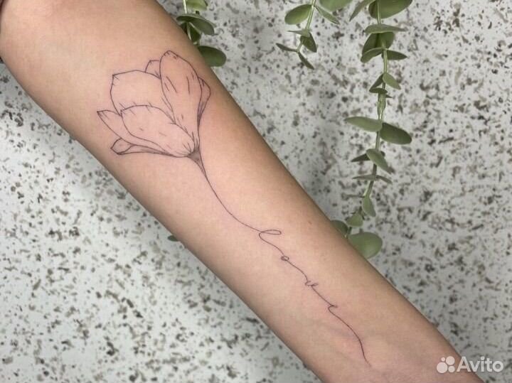 Татуировки нежные