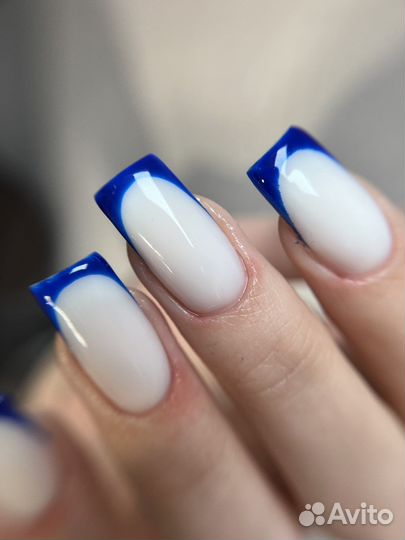 Маникюр наращивание ногтей