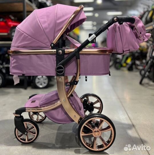 Коляска новая Эко-кожа