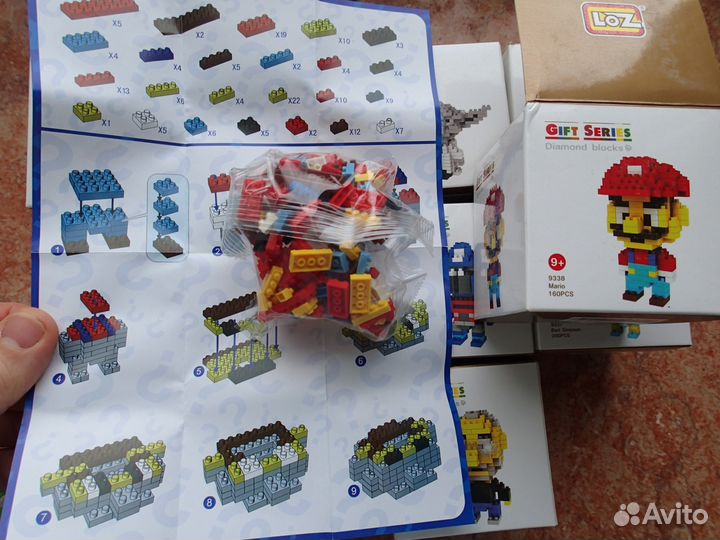 Фигурки мини Лего 9 персонажей - отличный подарок