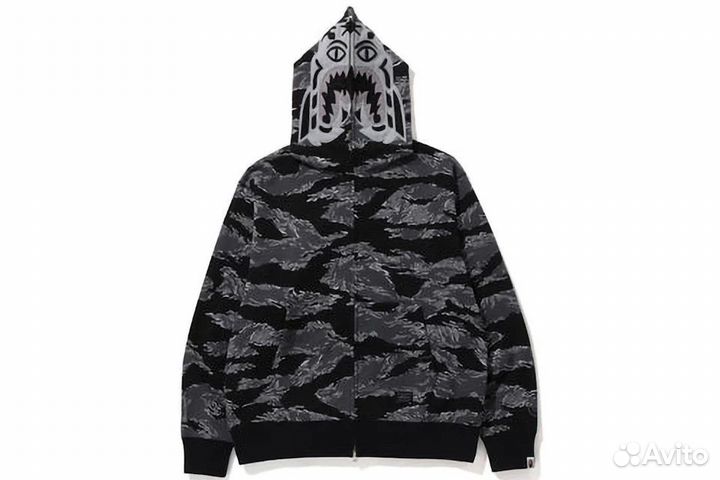 Bape tiger зип худи как у OG Buda