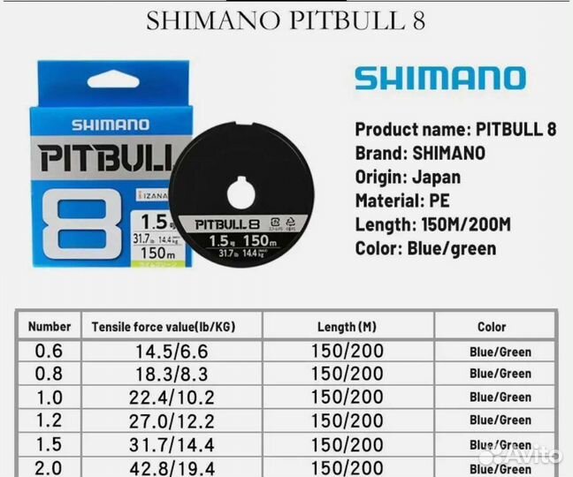 Плетенка shimano и samyear