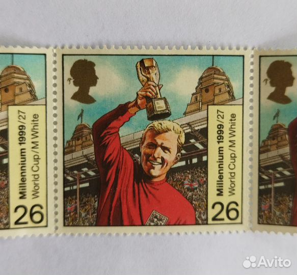 Марки Великобритании Bobby Moore 1999 год