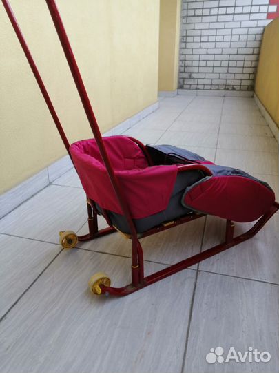 Коляска санки