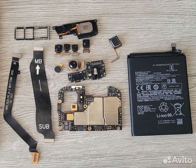 Запчасть для телефона redmi Note 10