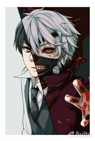 Картина по номерам аниме