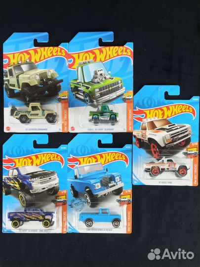 Hot wheels серия Hot Trucks set